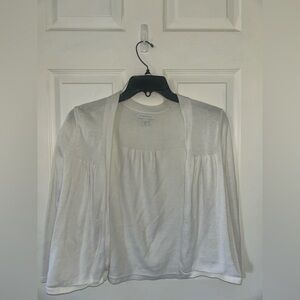 Charter Club White Cardigan Sweater✨Free with purchase! ✨see description